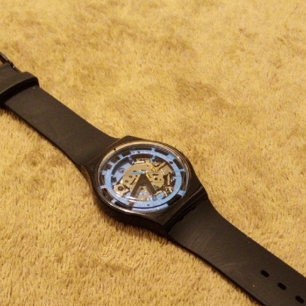 Swatch Black and Blue - Picture 6 of 6